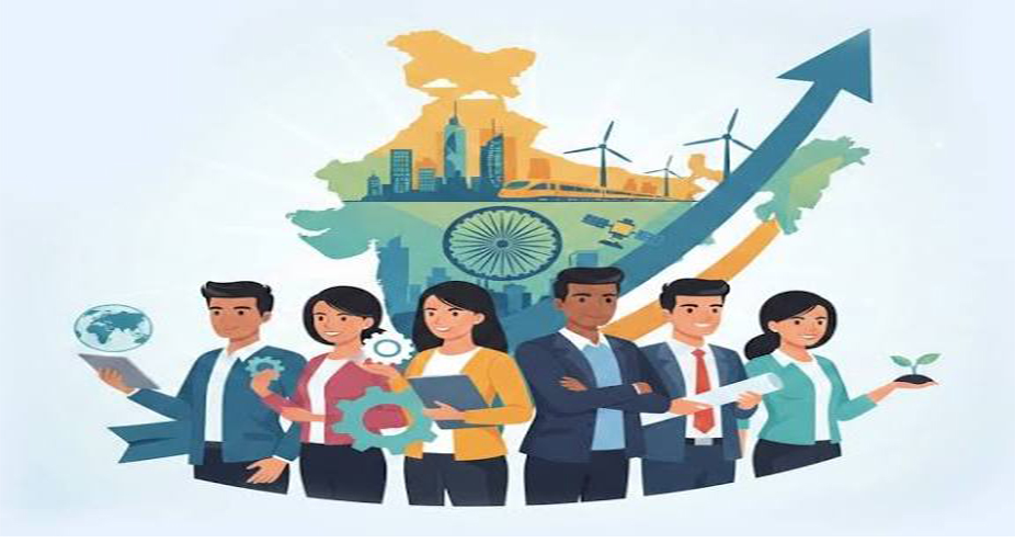 भारत का जनसांख्यिकी लाभांश: अवसर, चुनौतियाँ और कौशल विकास की अनिवार्यता
