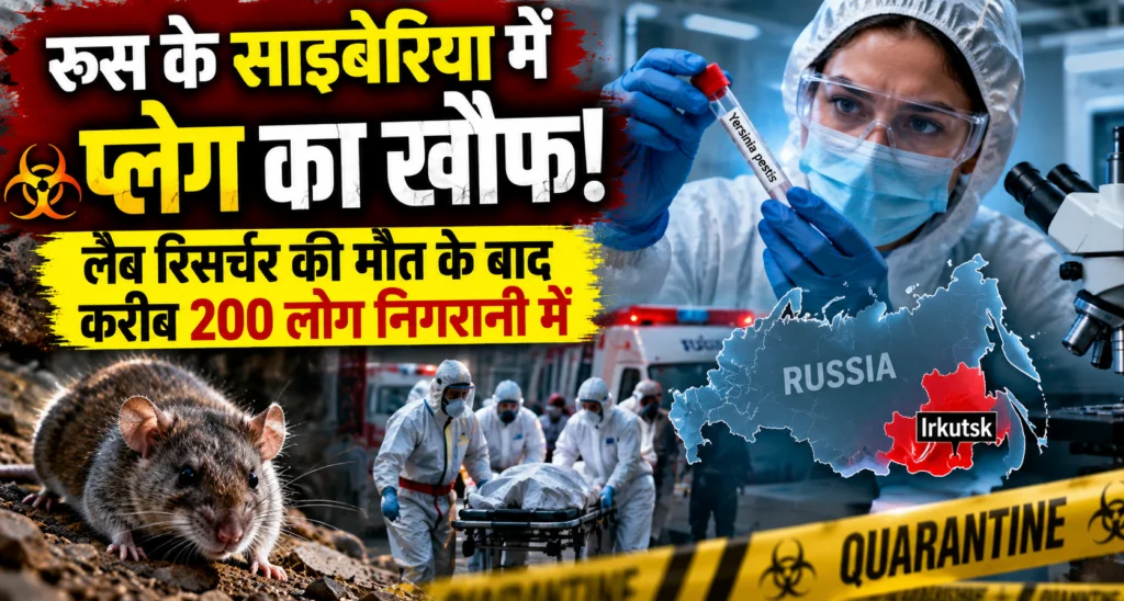 रूस में लैब दुर्घटना की आशंका: प्लेग शोधकर्ता की संदिग्ध मौत से जैव-सुरक्षा पर उठे गंभीर सवाल