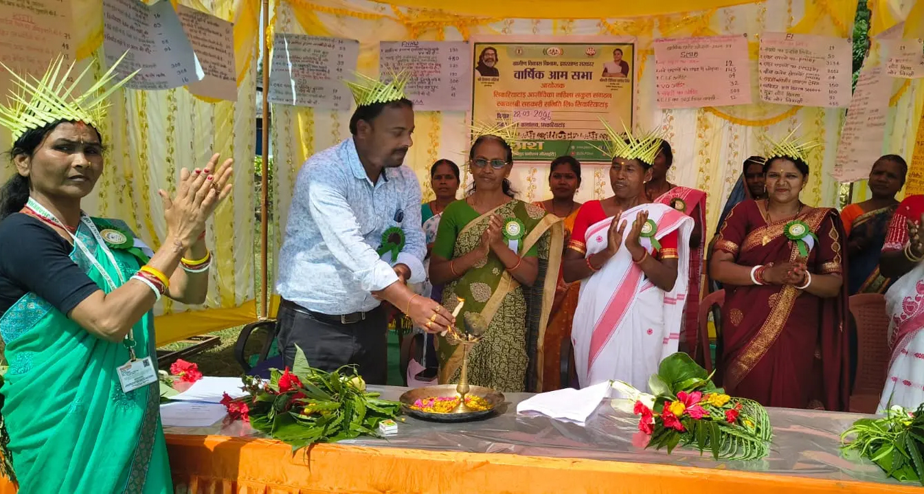 सिमडेगा में आजीविका महिला क्लस्टर की वार्षिक आमसभा: स्थायी आजीविका और महिला उद्यमिता के विस्तार पर मंथन